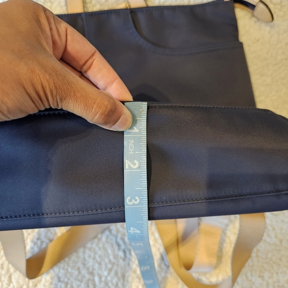 Radley Pocket Essentials Navy Nylon Backpack - Picture 15 of 15